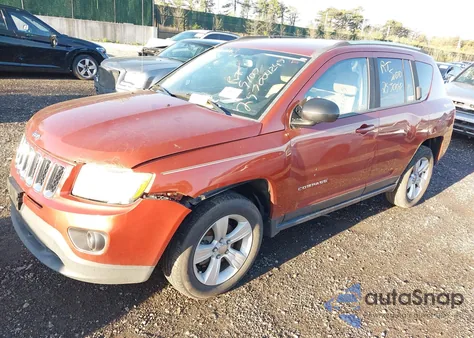 2012 Jeep Compass Latitude из США, поврежденный, VIN 1C4NJDEB8CD567736